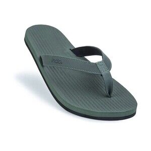 NEW Indosoles Mens Size 10-11 All Terrain Waterproof Vegan Flip Flops Leaf Green